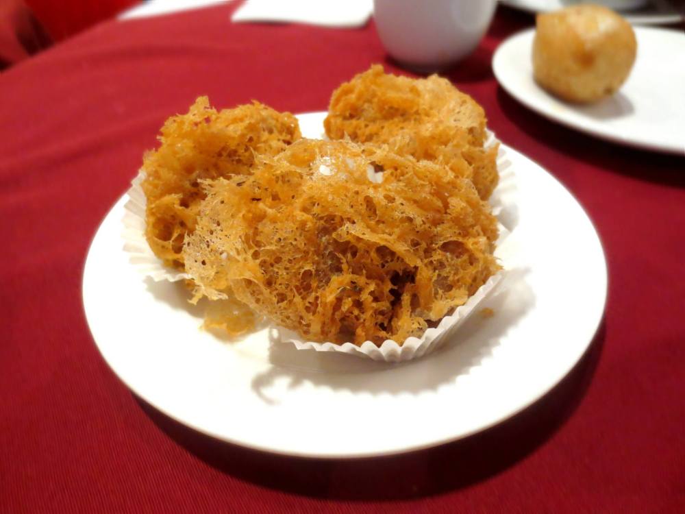 Birds Nest Taro Dumplings