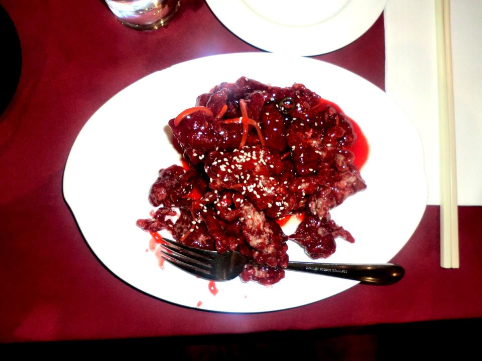 Crispy Beef in Plum Sauce