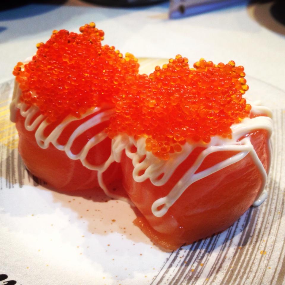 Salmon Cod Roe Sushi