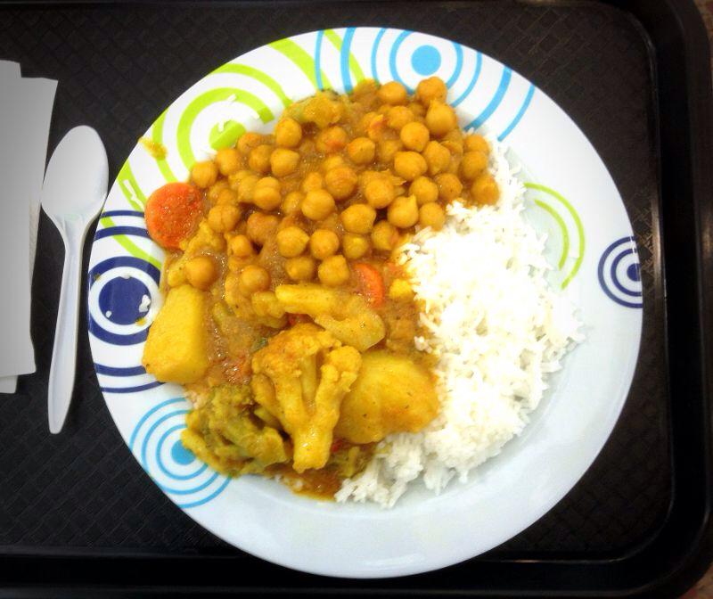 Curried Vegetables and Chickpeas