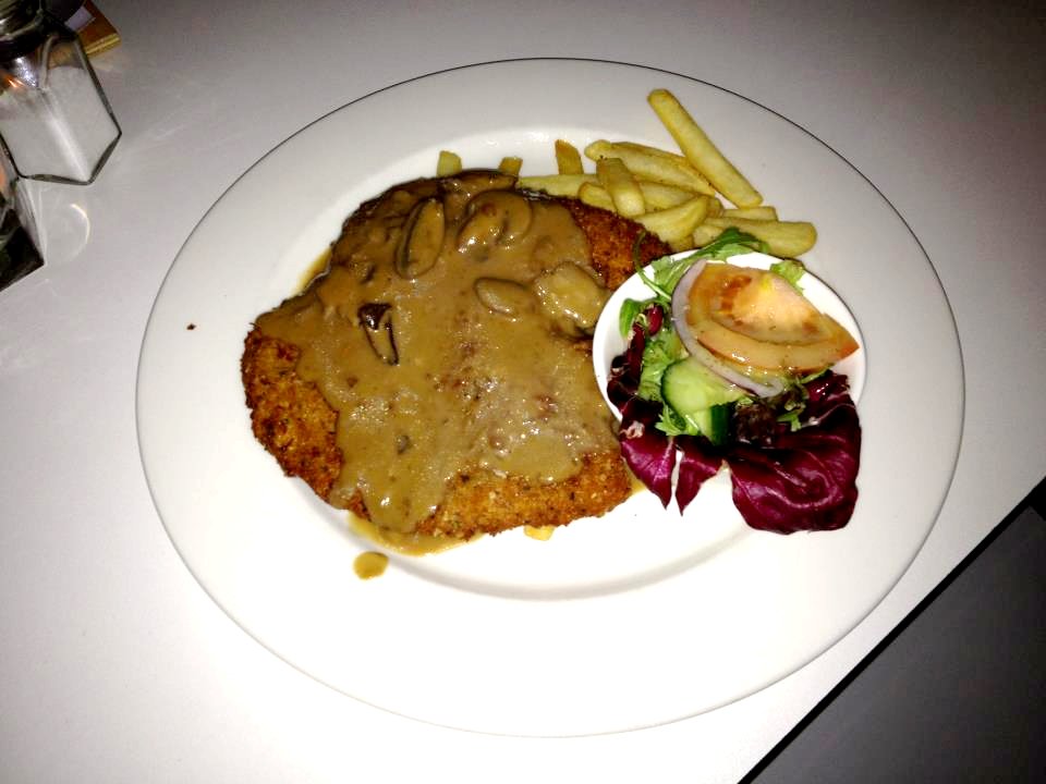 Chicken Schnitzel with Mushroom Gravy