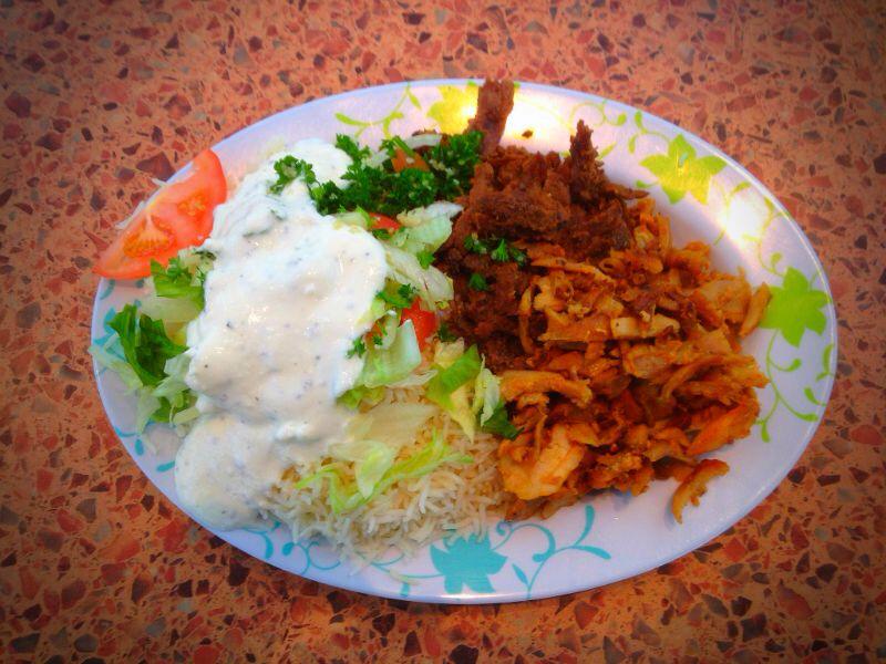 Combination Yiros Plate