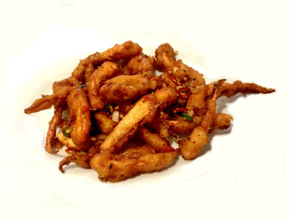 Salt and Pepper Squid Tentacles