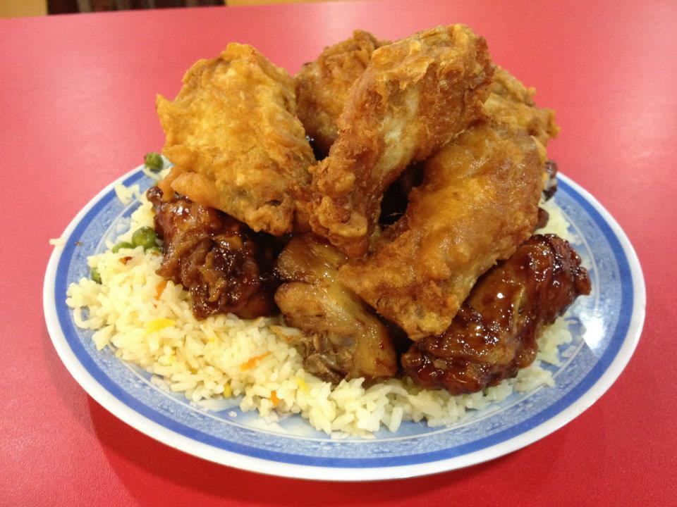 Satay and BBQ Chicken Wings