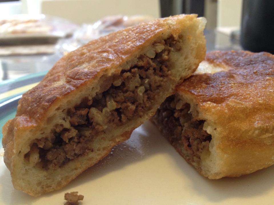 Beef and Rice Piroshki
