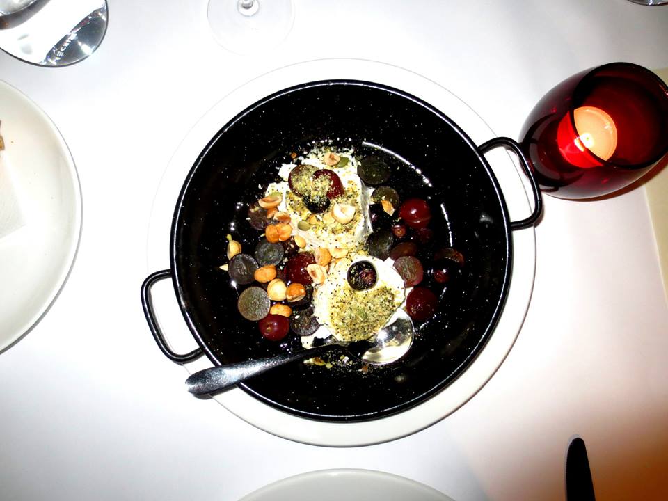 Chevre with Grapes and Dukkah