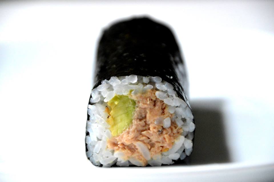 Cooked Tuna Sushi