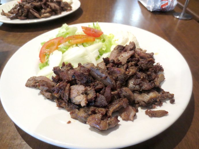 Lamb Kebab on a Plate