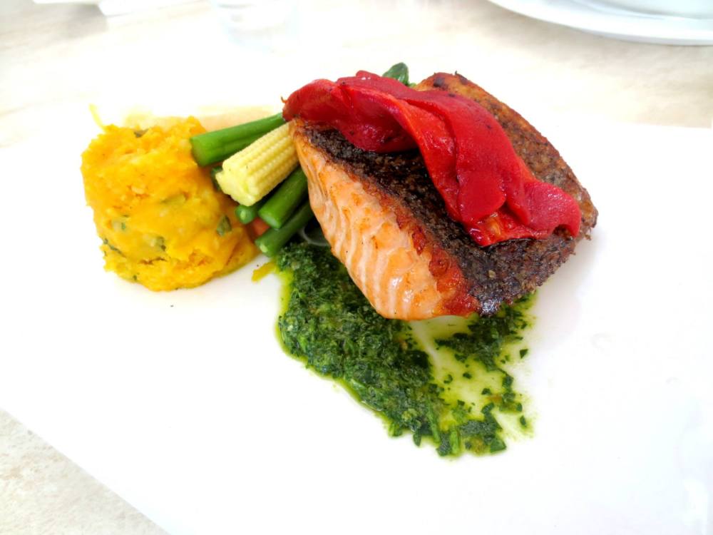 Crispy Skin Atlantic Salmon