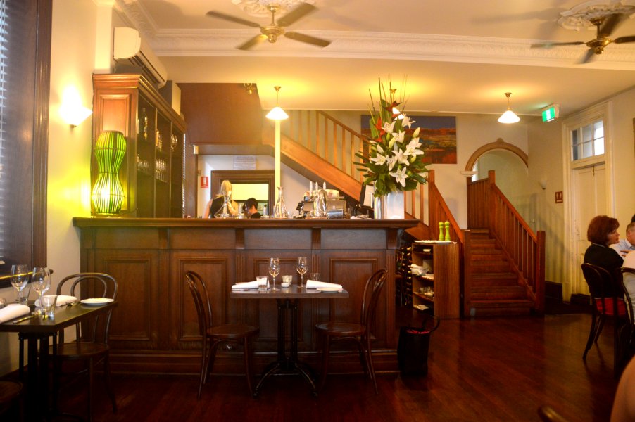 Inside the restaurant