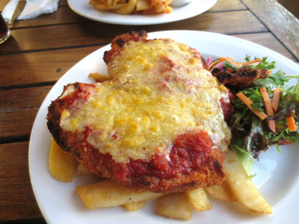 Chicken Schnitzel Parmigiana