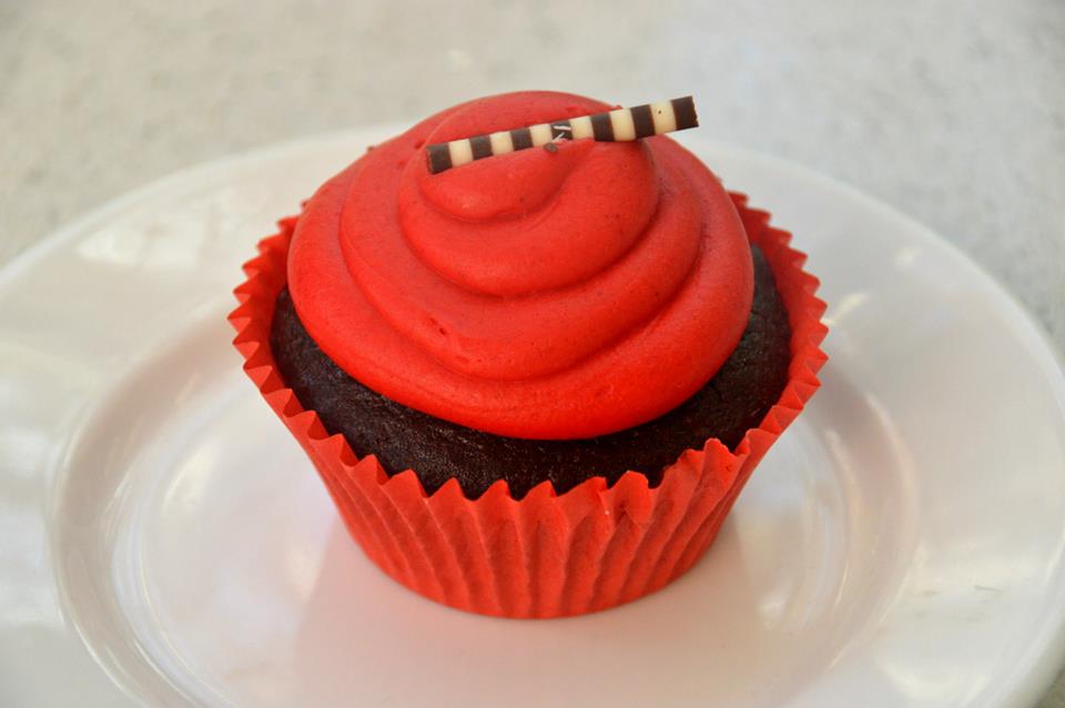 Cherry Chocolate Cupcake
