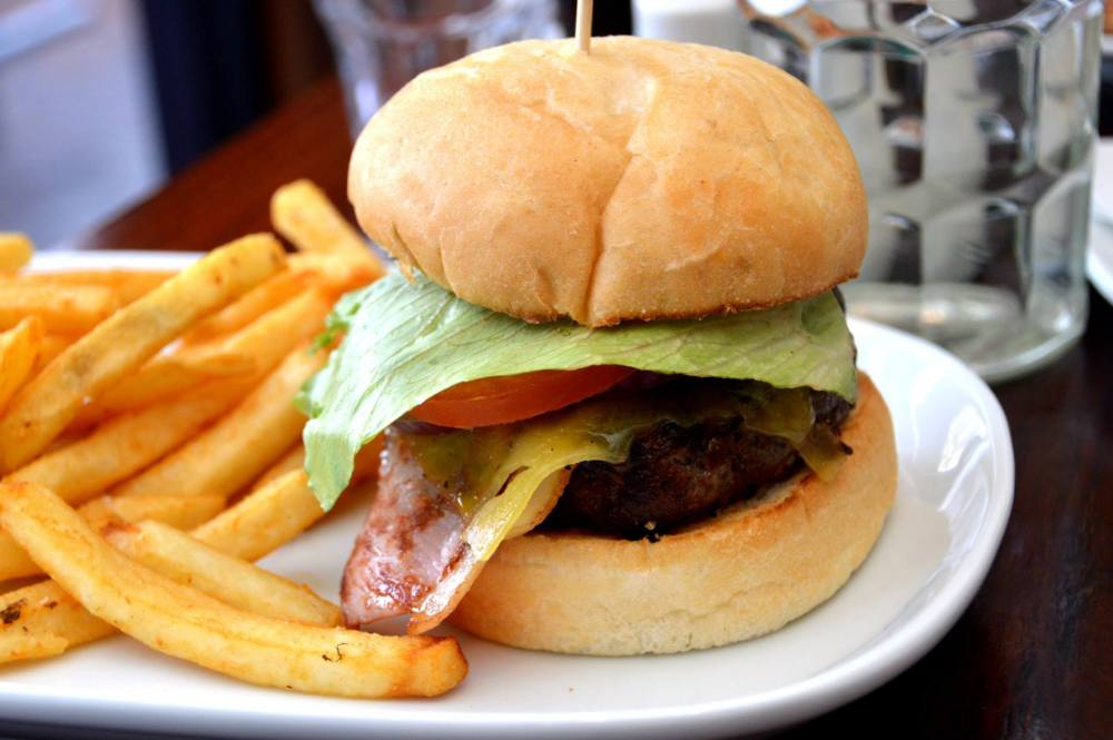 180 Beef and Bacon Burger