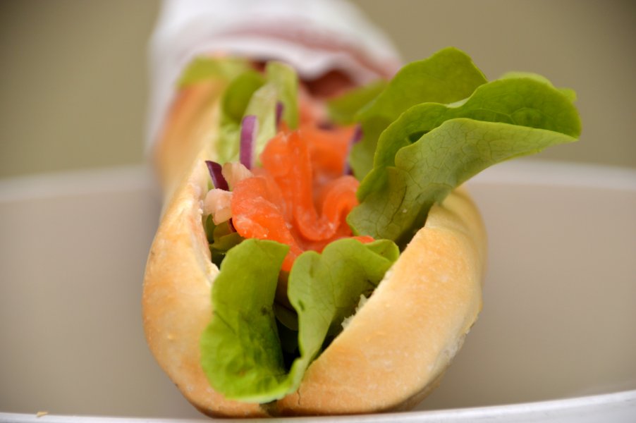 Smoked Salmon Baguette