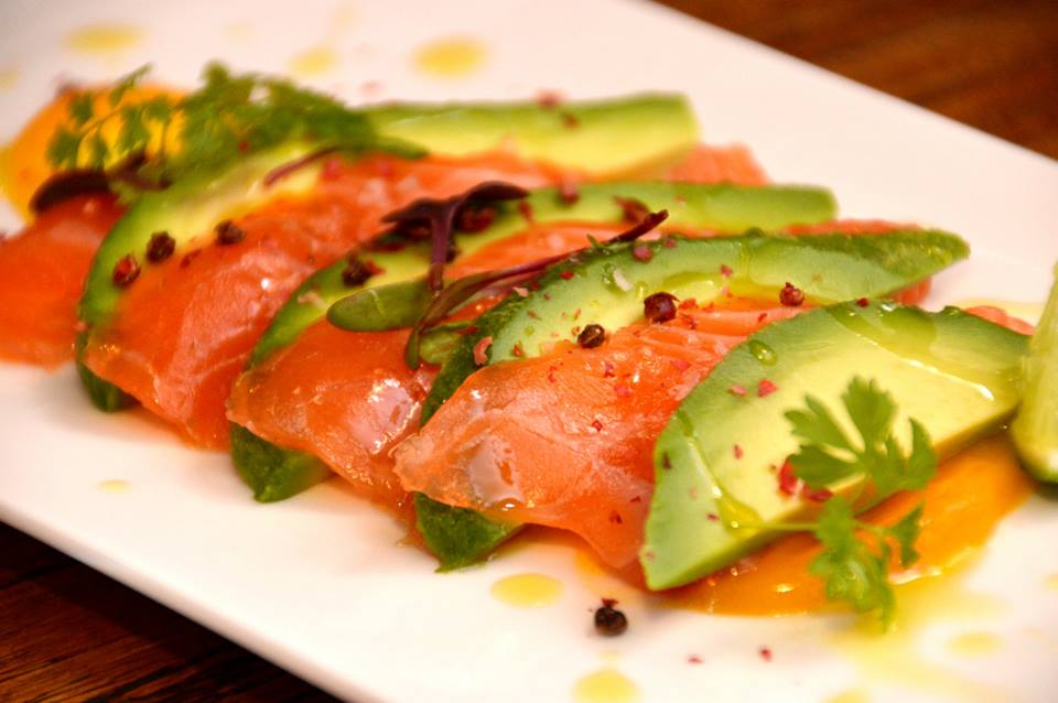 Ginger Cured Salmon Crudo