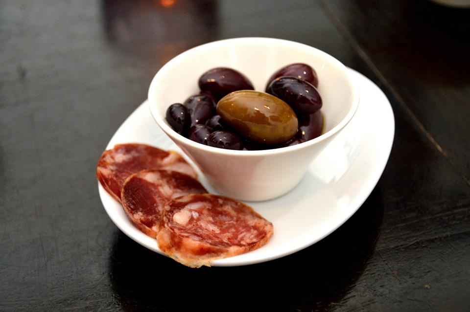 Olives and Salami