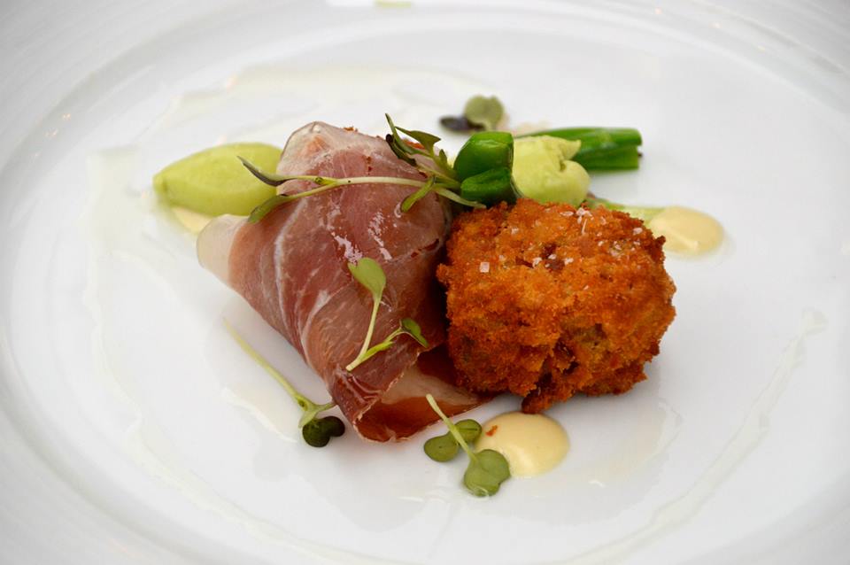 Veal Shoulder wrapped in Jamon