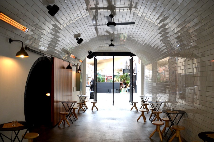 Outdoor Dining Tunnel