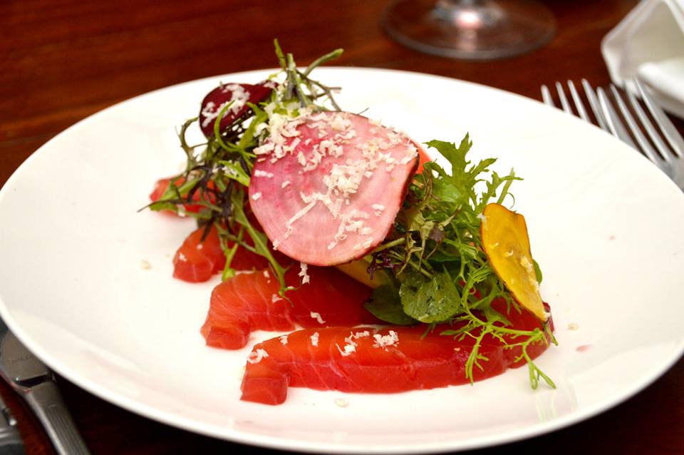 Beetroot Cured Salmon