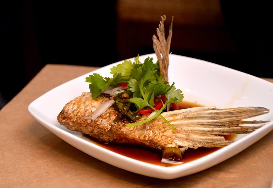 Pepper Encrusted Barramundi Wing