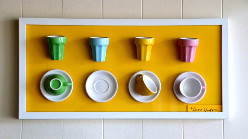 Cups and Saucers Picture Frame