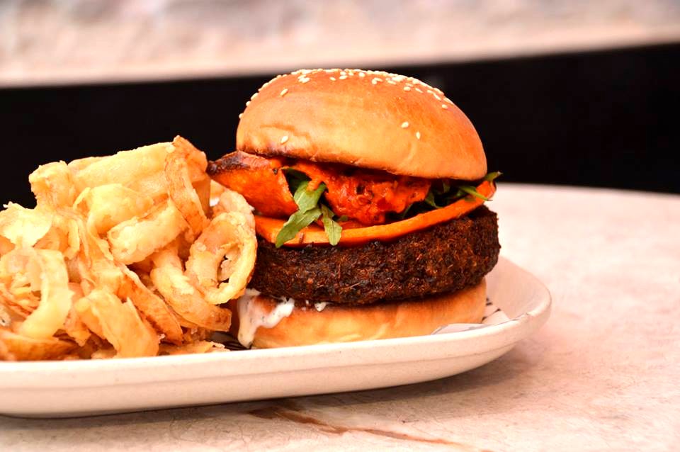 Quinoa and Lentil Burger