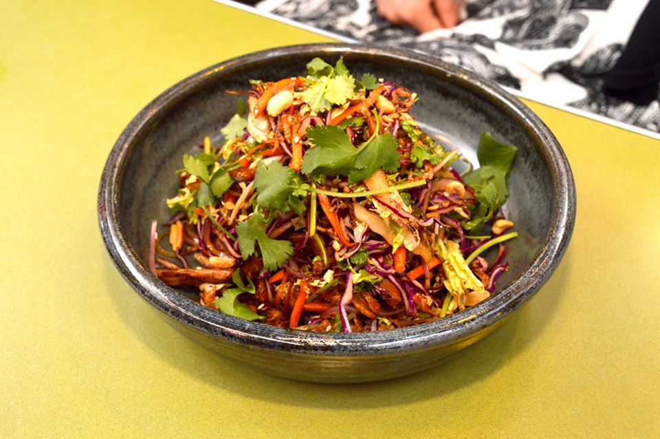 Pulled Pork and Asian Slaw Salad