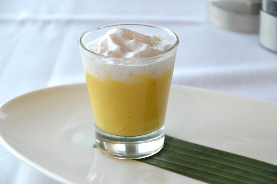 Sweet Corn and Ginger Soup