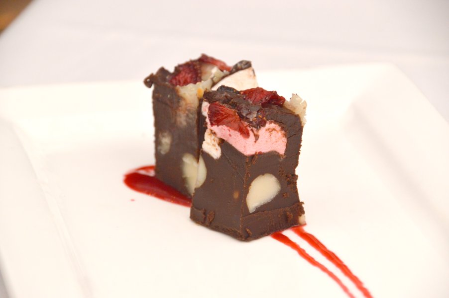 Chocolate and Macadamia Nut Fudge