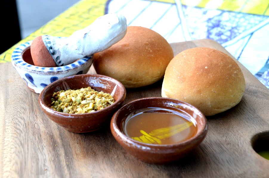Bread with Dukkah and Olive Oil