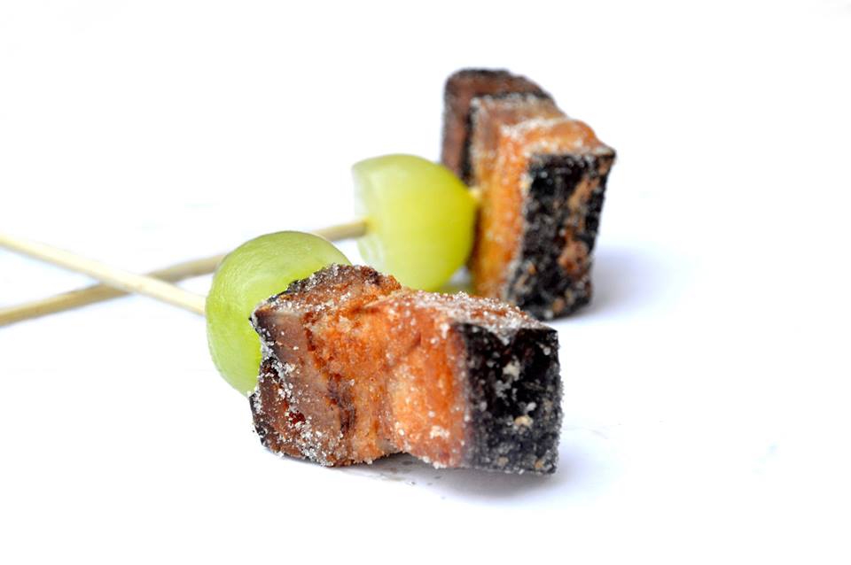 Salted Pork Belly with Grape