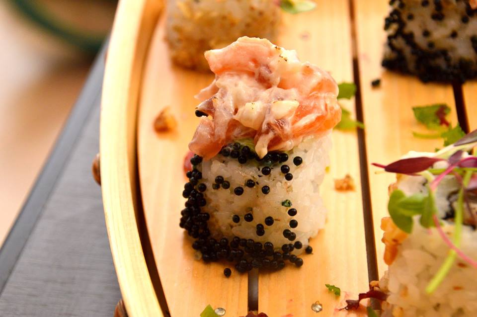 Blue Fin Tuna, King Fish and Salmon Mix Sushi