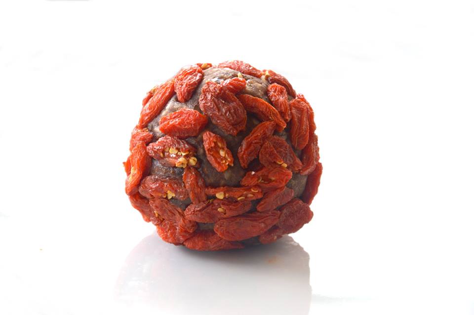 Cacao and Goji Berry Protein Ball