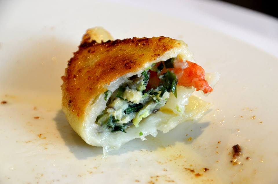 Inside the Fried Prawn Dumpling