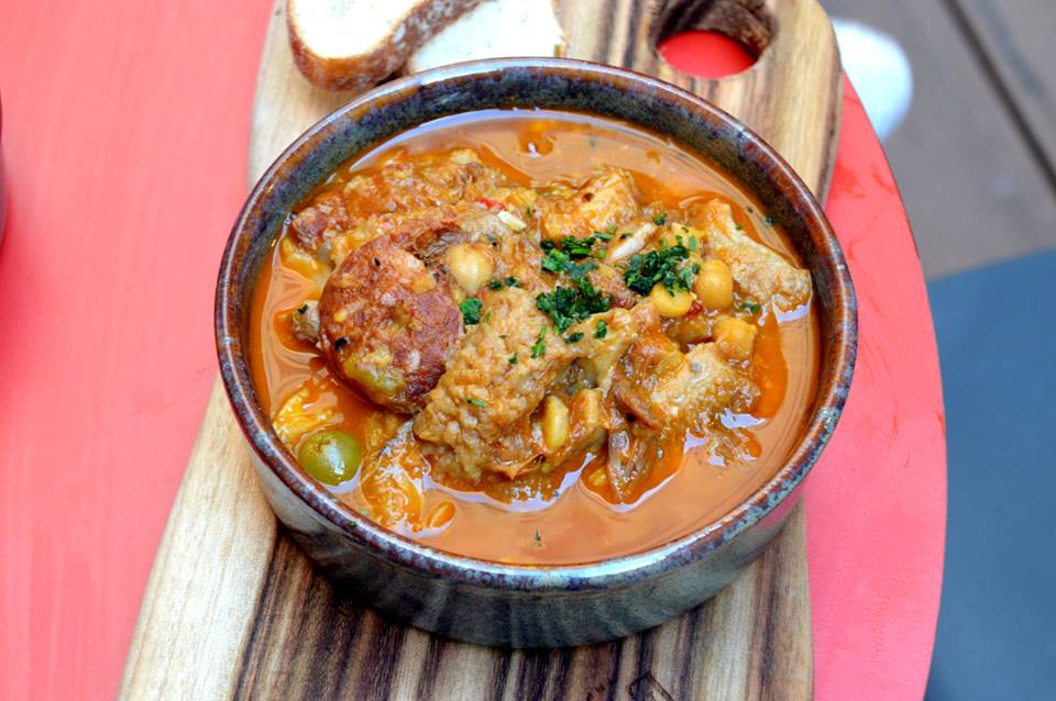 Ox Tripe and Chickpea Stew