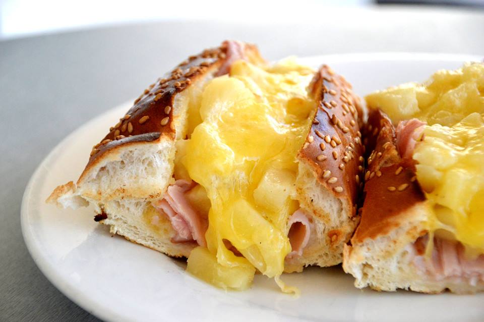 Cheese, Ham and Pineapple Melt