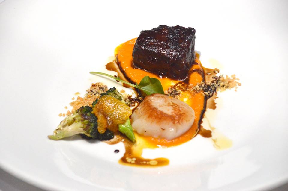 Fullblood Sher Wagyu Rib and Seared Sea Scallop