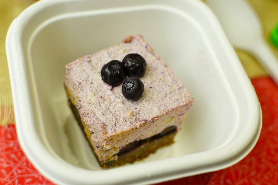 Raw Vegan Blueberry Cheesecake