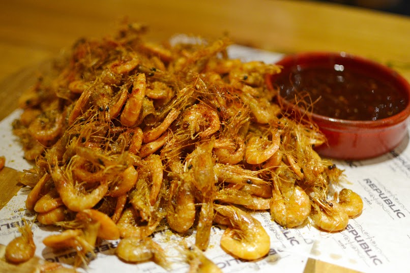 Asian Infused Fried School Prawns