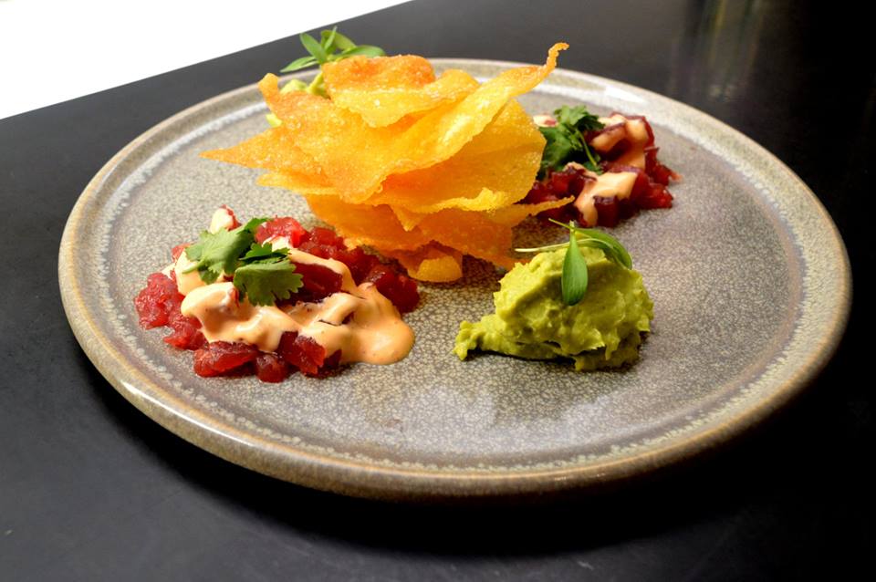 Asian Sashimi Tuna Nachos