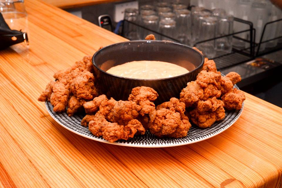 Fried Chicken with Kim Chi Dressing