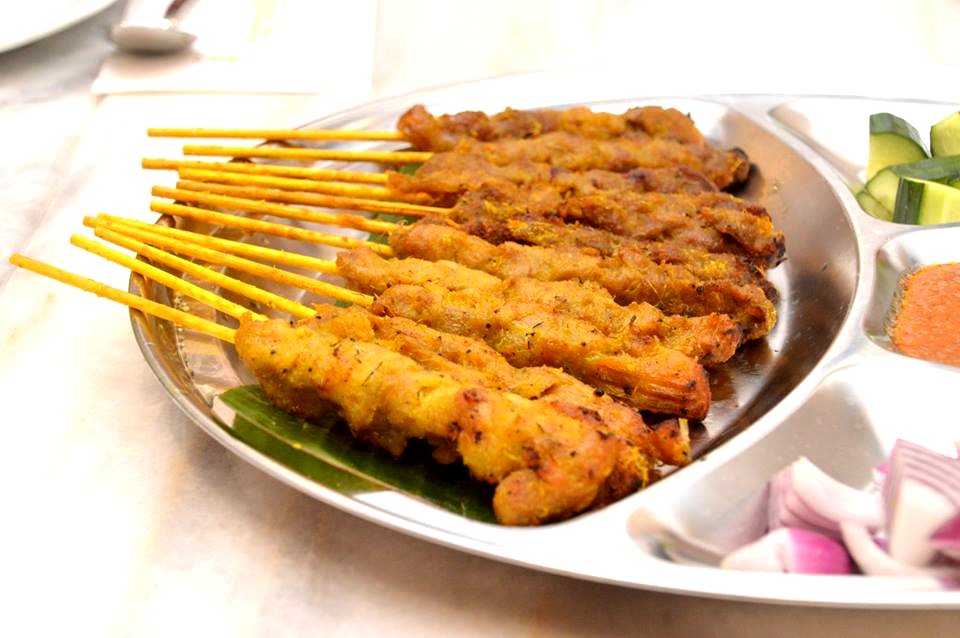 Satay Chicken and Satay Beef