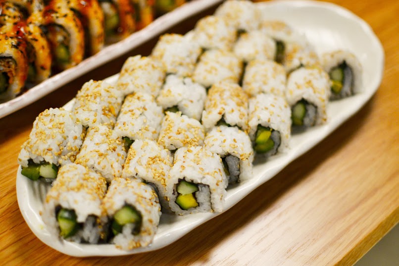 Avocado and Cucumber Roll