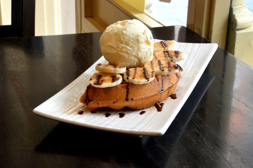 Cinnamon and Banana Belgium Waffle