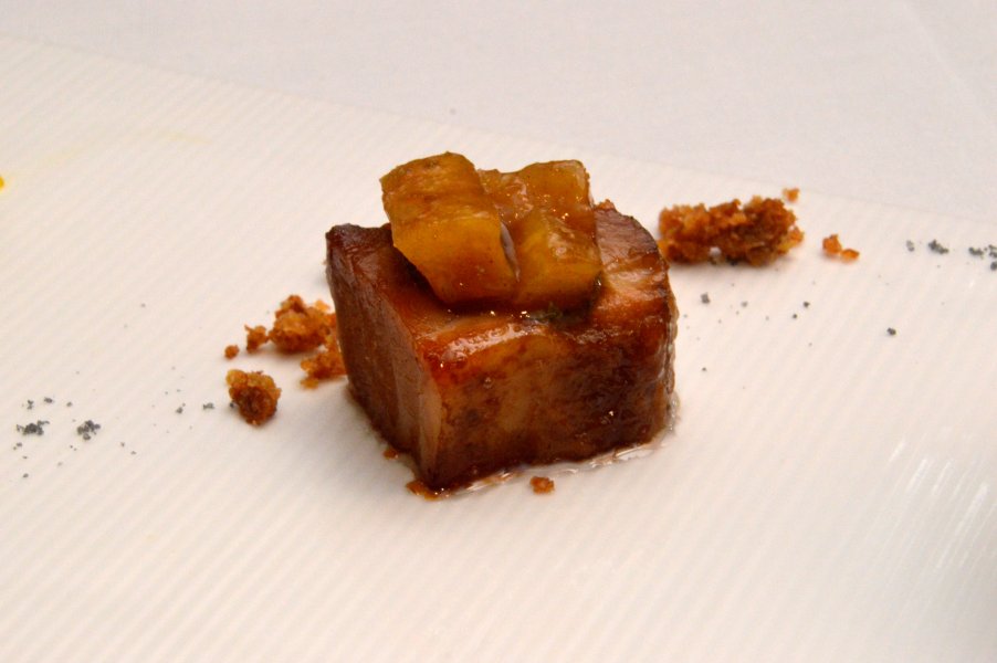 Pork Belly with Pineapple Chutney
