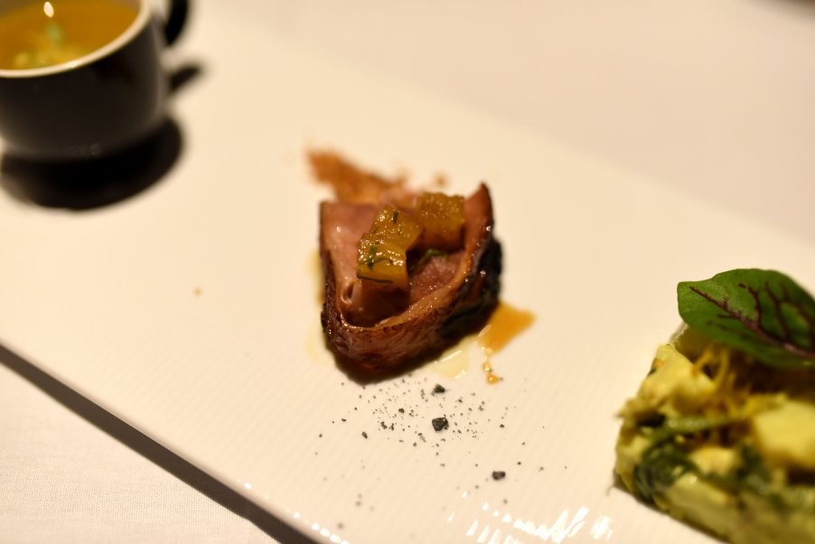 Eunju Gui Pork Belly with Pineapple Chutney