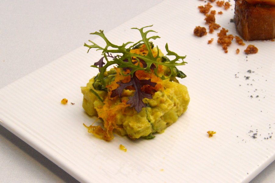 Smoked Barramundi Saag Aloo