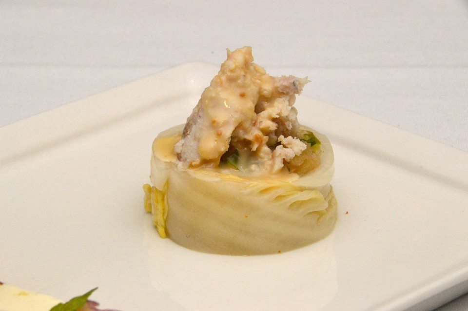 Smoked Barramundi, Apple Kimchi, Miso