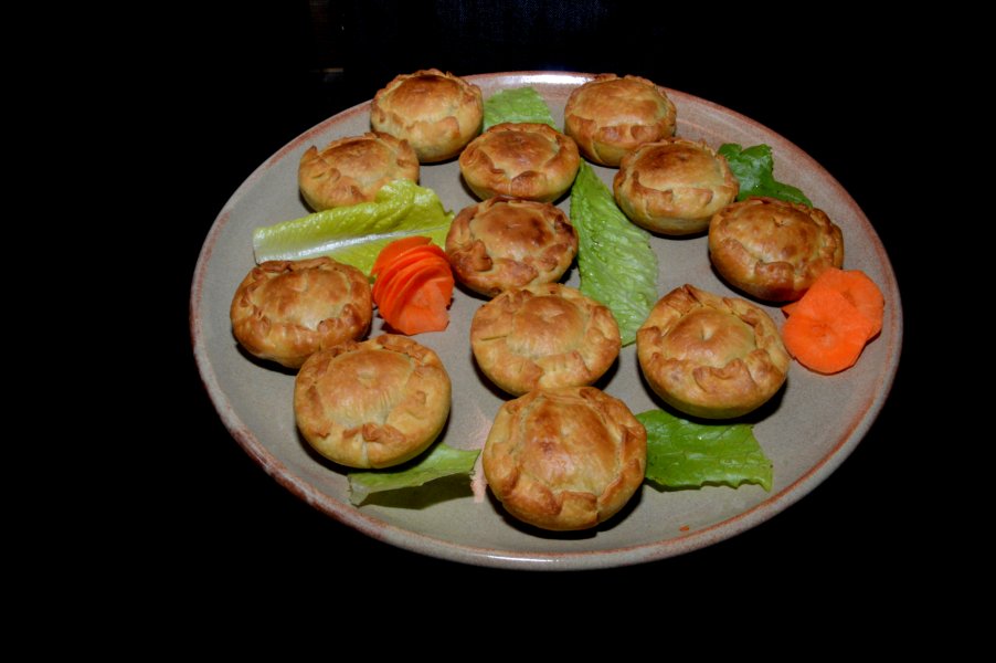 Mushroom and Cheese Empada