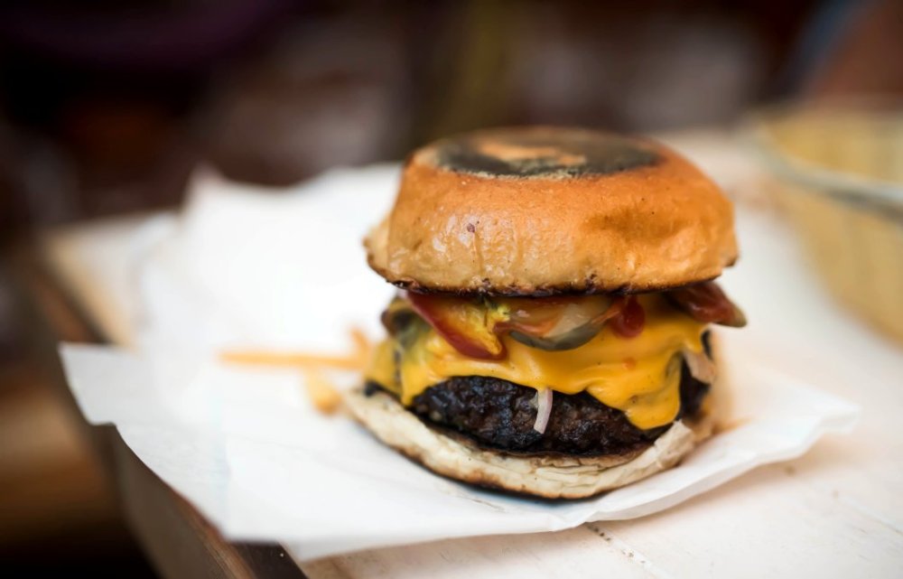 Dive Shop Double Cheeseburger